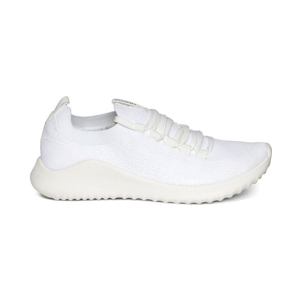 Aetrex Women's Carly Arch Support Sneakers - White | USA 6YNJSR5